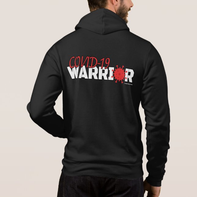 Warrior...COVID-!( Hoodie (Rückseite)