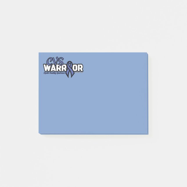WARRIOR...CVS POST-IT KLEBEZETTEL (Vorderseite)
