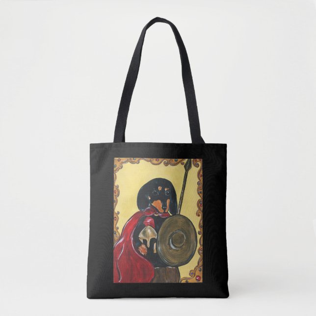 WARRIOR DACKEL TASCHE (Vorderseite)