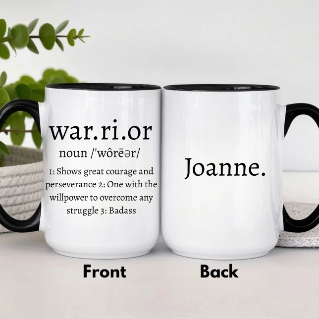 Warrior-Definition Tasse (Von Creator hochgeladen)