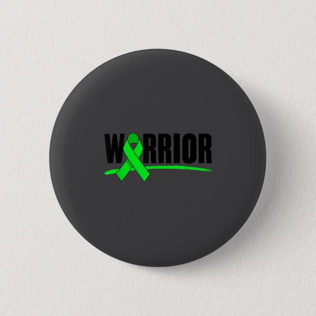 Warrior Depression Anxiety Mental Health Awareness Button (Vorderseite)
