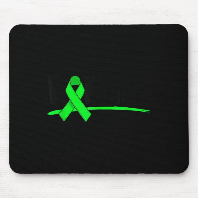 Warrior Depression Anxiety Mental Health Awareness Mousepad (Vorne)