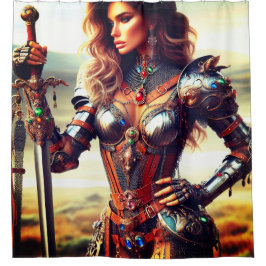 Warrior Duschvorhang