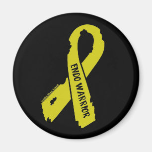Warrior/ gerissenes Band...Endometriose Magnet