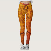 Warrior Gold & Red Ombre Muster