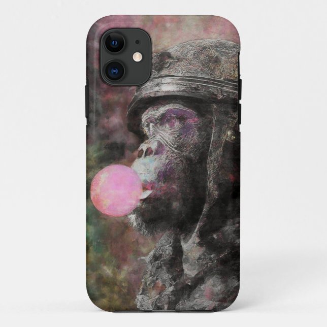 Warrior Gorilla Bubblegum Mobile Case (Rückseite)