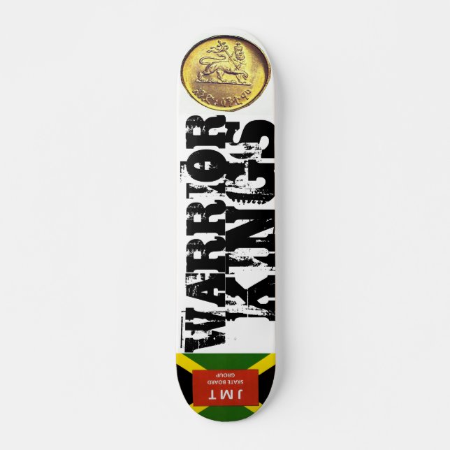 WARRIOR KINGS Skateboard, 7¾ Zoll Deck Skateboard (Vorne)