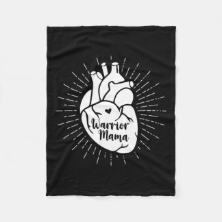 Warrior Mama Chd Bewusstsein angeborene Herzkrankh Fleecedecke