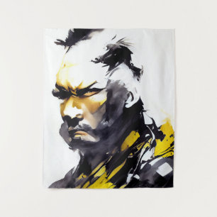 Warrior Man Wild Nature Free Spirit Art Malerei Wandteppich