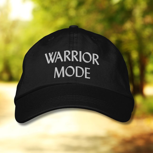 Warrior Mode Classic Embroidered Hat Bestickte Baseballkappe (Von Creator hochgeladen)