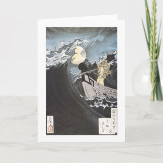 Warrior Monk, Yoshitoshi, 1886 Karte