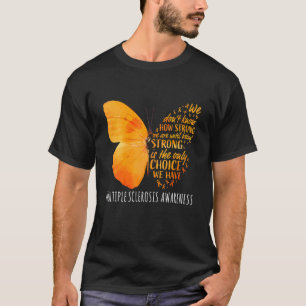Warrior Multiple Sklerosis Awareness Orange T-Shirt