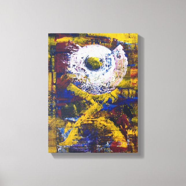 Warrior One Wrapped Canvas Leinwanddruck (Vorderseite)