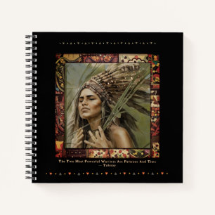 Warrior Quote Native Amerikanische Ureinwohner Bla Notizbuch