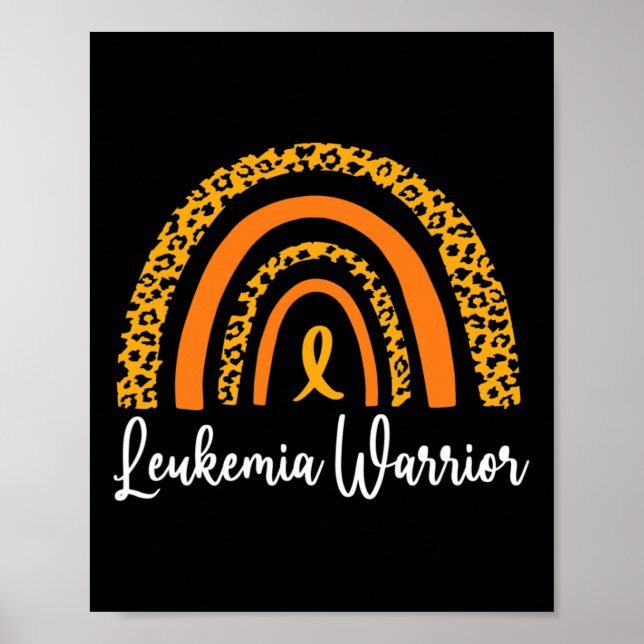 Warrior Rainbow Orange Poster (Vorne)