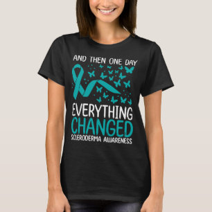Warrior Ribbon Fighter Scleroderma Awareness T-Shirt