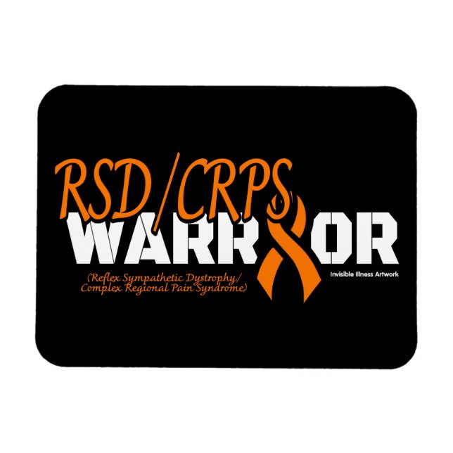 WARRIOR...RSD/CRPS MAGNET (Horizontal)