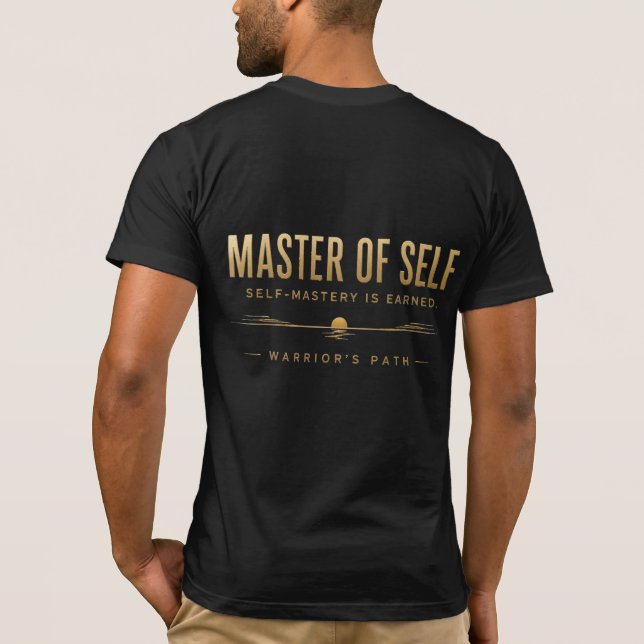 Warrior’s Path Master of Self T-Shirt (Rückseite)