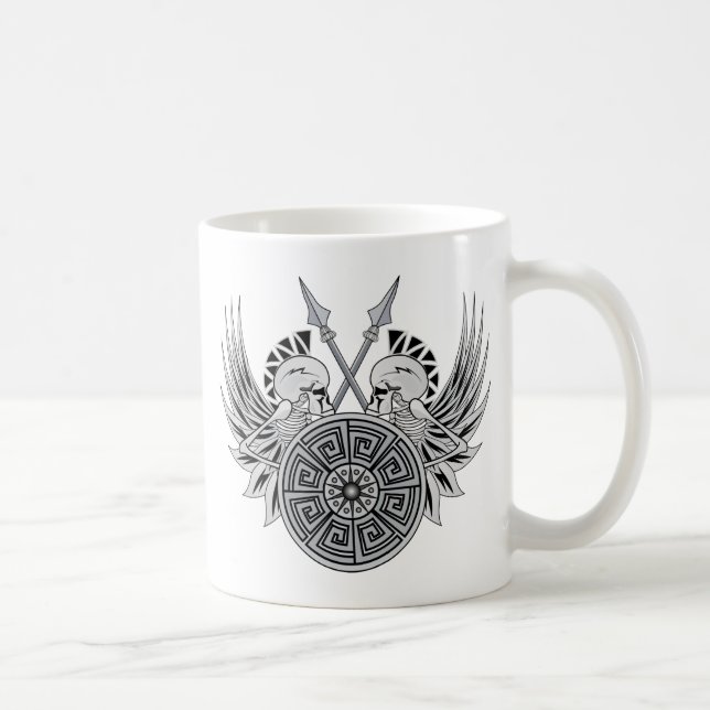 Warrior Skulls Kaffeetasse (Rechts)