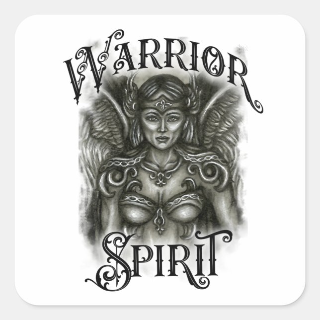 Warrior Spirit Light Sticker (Vorderseite)