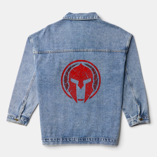 Warrior Spirit T - Shirt Jeansjacke (Rückseite)