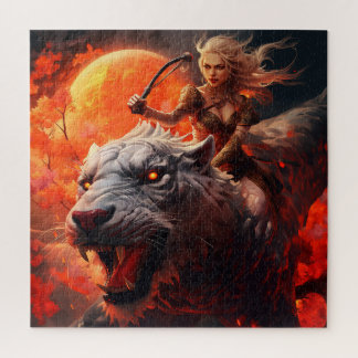 Warrior Woman Jigsaw Puzzle