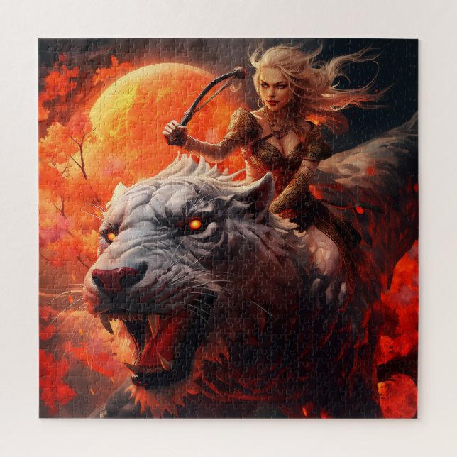 Warrior Woman Jigsaw Puzzle (Vertikal)