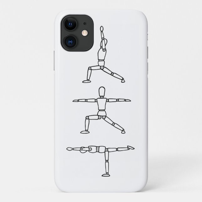Warrior Yoga Case-Mate iPhone Hülle (Rückseite)