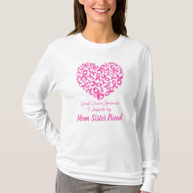Warriors in Pink: Breast Cancer Awareness T-Shirt (Vorderseite)