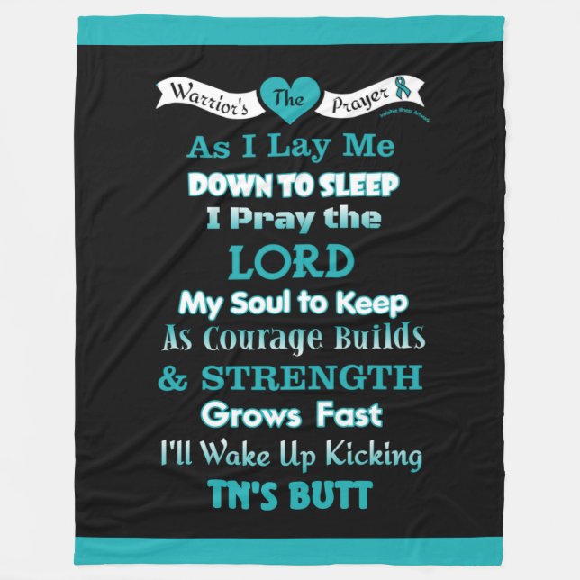 Warrior's Prayer...TN Fleecedecke (Vorderseite)
