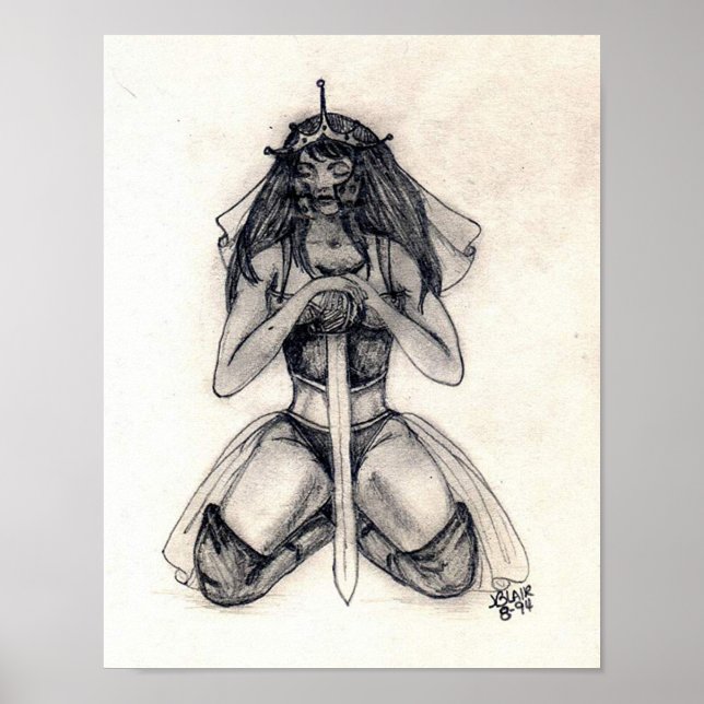 Warror Woman Poster (Vorne)