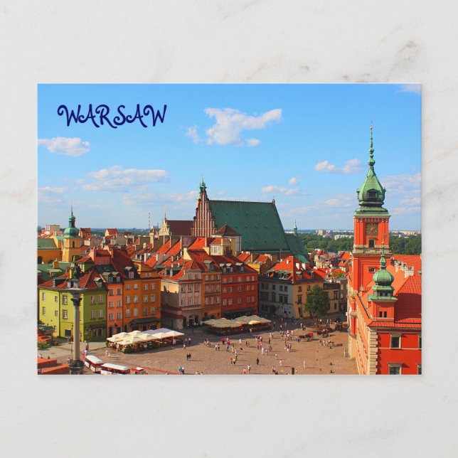 Warsaw Postcard Postkarte (Vorderseite)