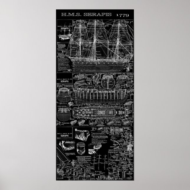 WARSCHAFT GROSSBRITANNIENS 1779 POSTER (Vorne)