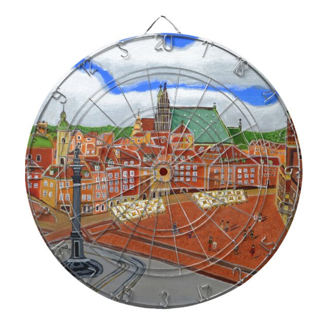Warschau-Altstadt Dartscheibe (vorne)