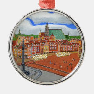 Warschau-Altstadt Silbernes Ornament