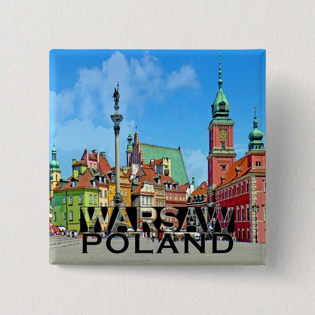 Warschau Button (Vorderseite)