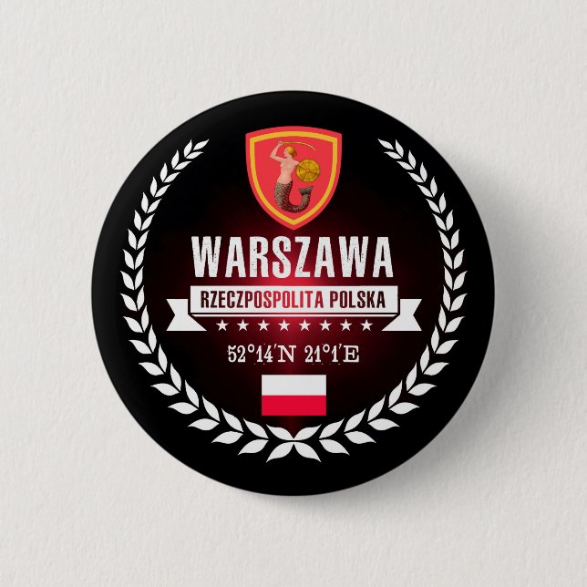 Warschau Button (Vorderseite)