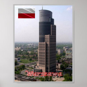 Warschau - Handelsturm - Polen - Poster
