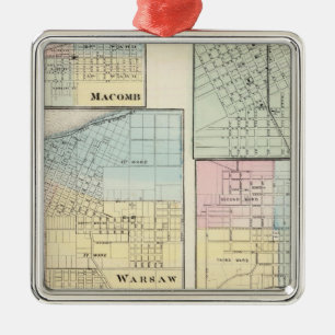 Warschau, Macomb, Marshall, Bezirk Ornament Aus Metall
