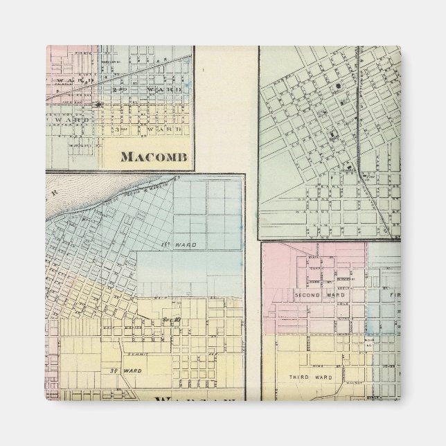 Warschau, Macomb, Marshall, Kanton Magnet (Vorne)