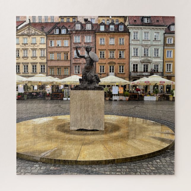 Warschau Mermaid Polen Altstadt (Vertikal)