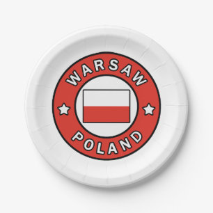 Warschau Pappteller