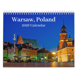 Warschau Polen - Kalender 2025