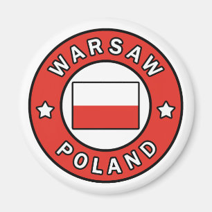 Warschau Polen Magnet