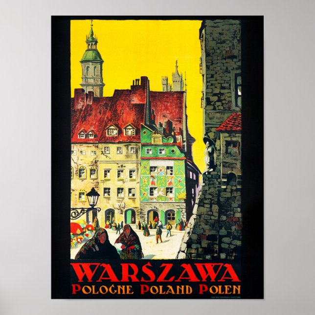 Warschau - Polen Poster (Vorne)