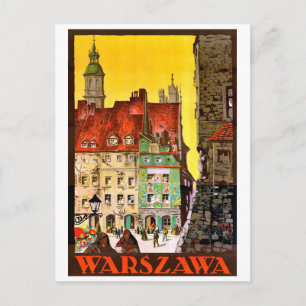 Warschau Postkarte