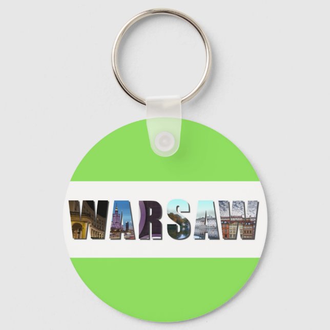 Warschau Schlüsselanhänger (Vorderseite)