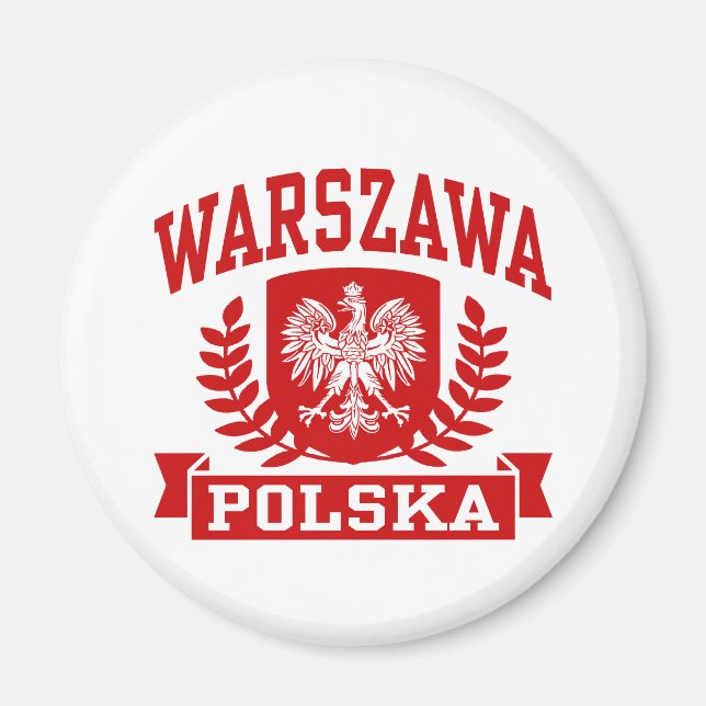 Warszawa Polska Magnet (Vorne)