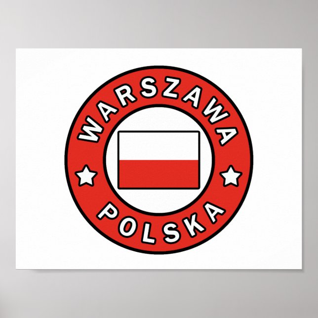 Warszawa Polska Poster (Vorne)