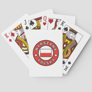 Warszawa Polska Spielkarten